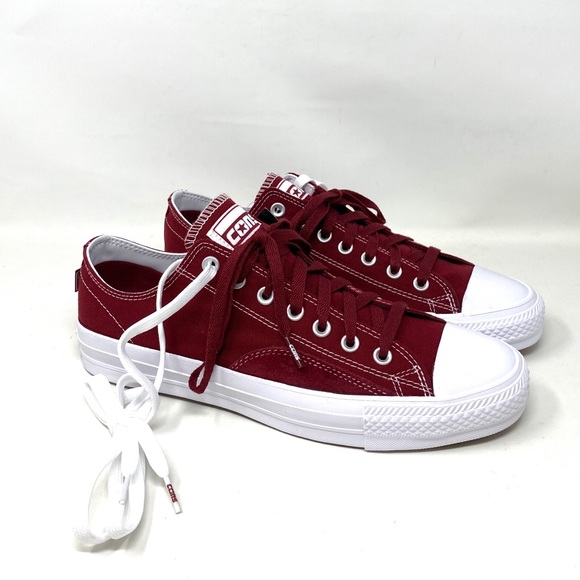 Converse Shoes Men’s Ctas Pro OP Low Top Team Red Size Sneakers Canvas 167607C - Picture 2 of 9